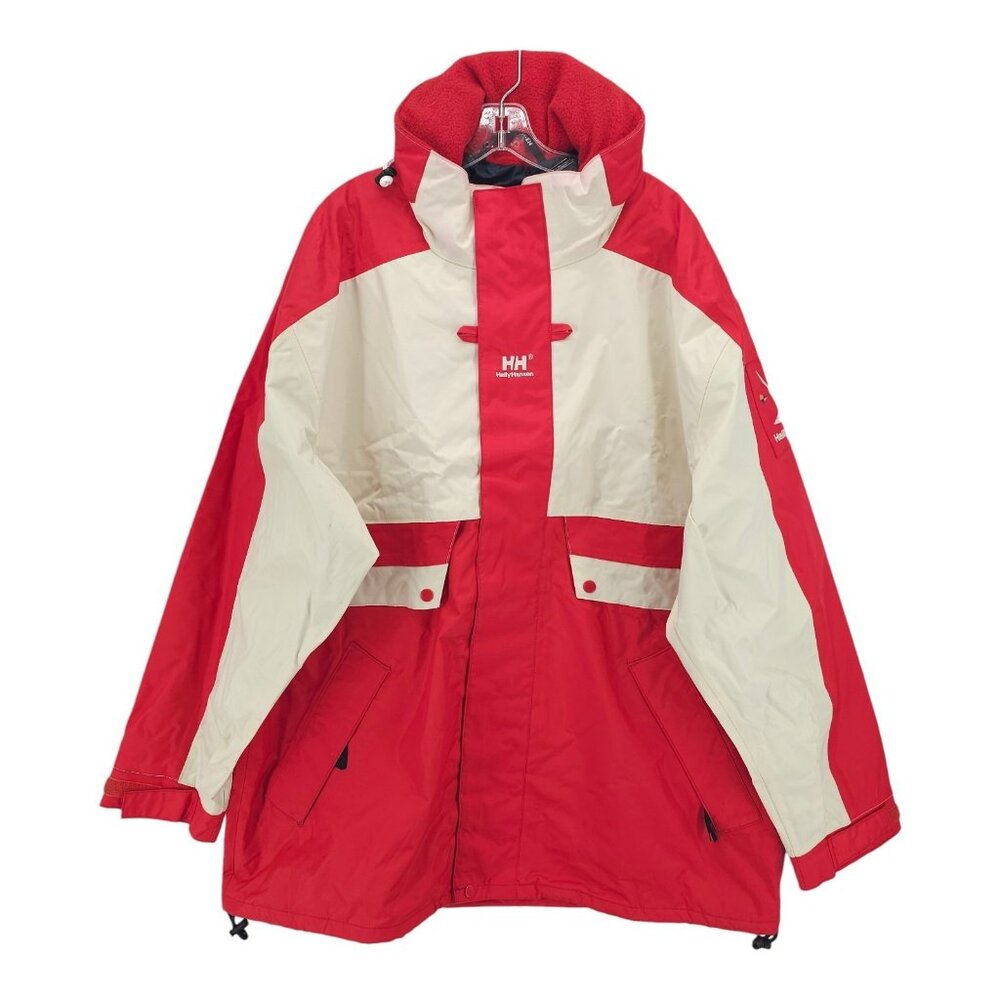 Helly Hansen Course Sailing Waterproof Jacket Whi… - image 1